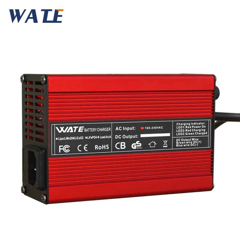 58.8V 5A Charger 14S 52V Li-ion Battery Charger Lipo/LiMn2O4/LiCoO2 Charger  Output DC 58.8V With cooling fan Free Shipping