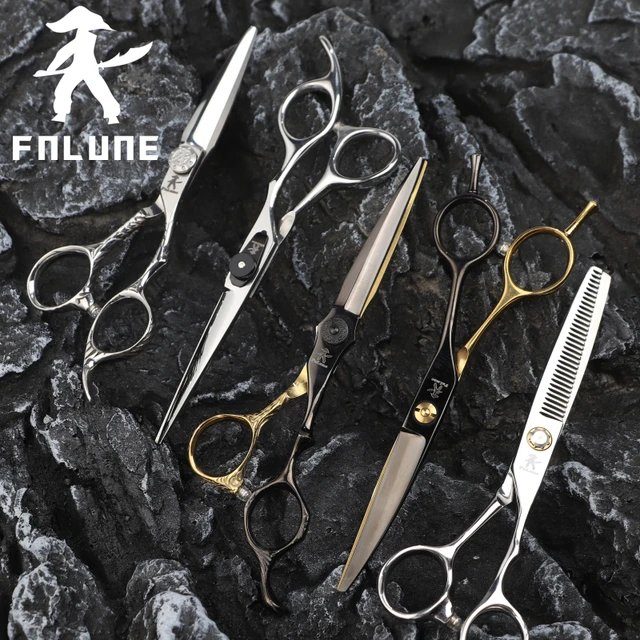 Fnlune 6,0 Zoll Friseurschere - Salon Zubehör für Barber, Haarschnitt und Ausdünnung