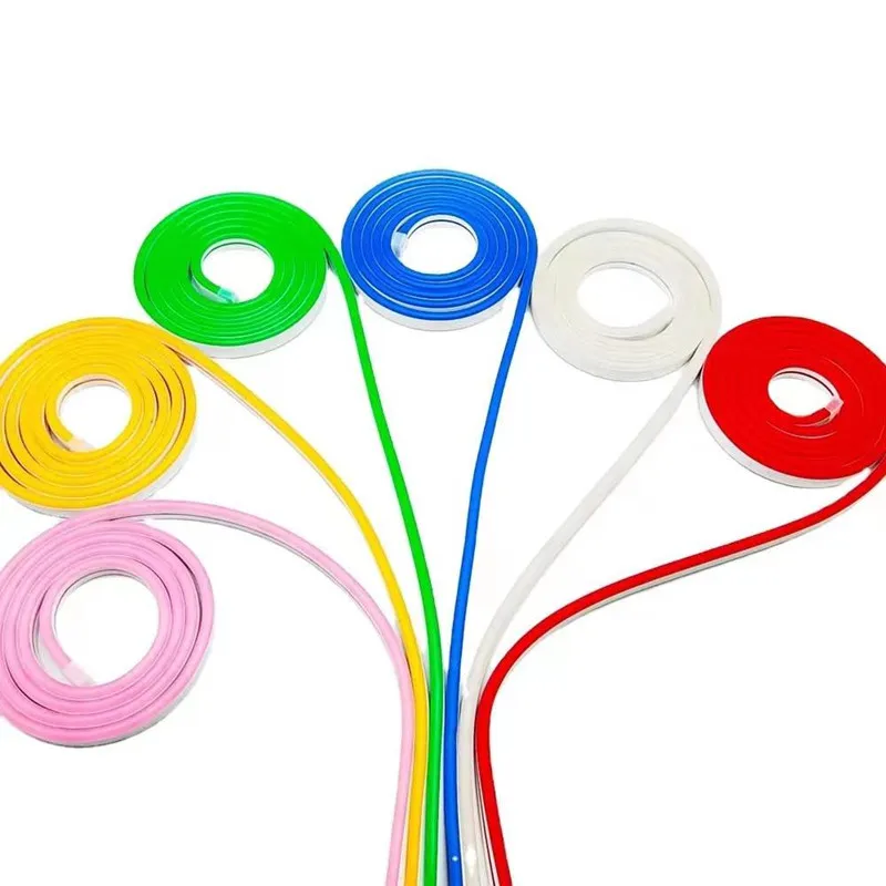 5V 12V 24V Led Neon Streifen Lichter Flex Band Wasserdichte Seil Silicon Rohr Bar 6mm schmale DIY Weihnachten Urlaub Dekoration Licht DC – Detail 5
