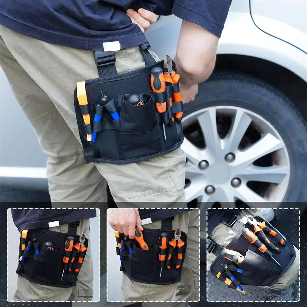New Repair Tool Bag Around Your Leg Upgraded Tool Bag Compact Small Carrier Bag for Electrician Mechanic Tool Pouch 2