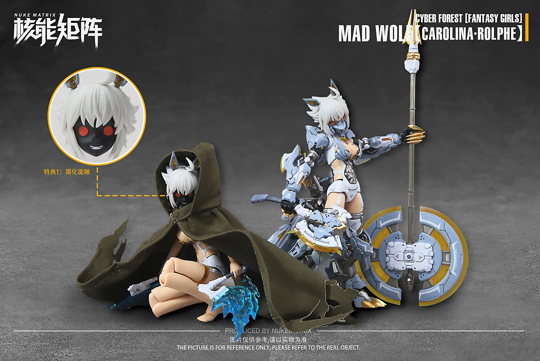 NUKE MATRIX Cyber Forest Fantasy Girls Mad Wolf CF06
