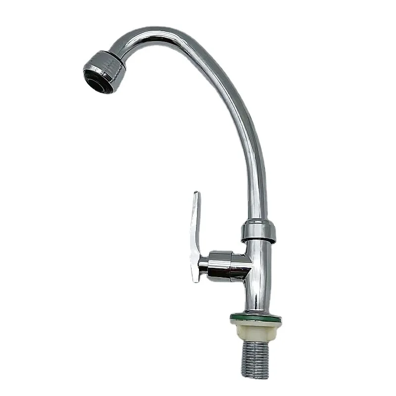 

Electroplating vertical kitchen vegetable basin faucet kitchen single cooling vertical vegetable basin faucet kitchen vertical s