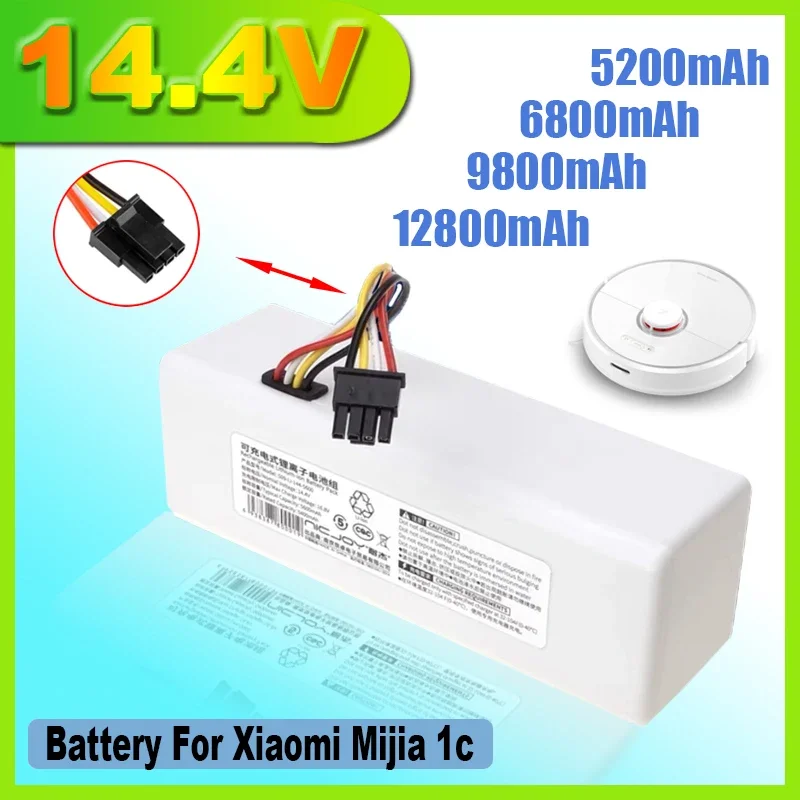 

Batteria 14.4V 12800Mah P1904-4S1P-MM per Xiaomi Mijia 1C muslimate Robot aspirapolvere accessori parti originali Sconto Coupon