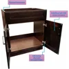Bathroom Vanity Sink Base Ready-to-Assemble Bathroom Cabinet 24"/30'/36" Width (Vanity Base in Espresso Shaker, 30 inch) 6