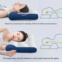 Memory Foam Neck Support Pillow Neck Pain Relief Pillow for Side Back Sleepers Summer Rebound Elastic for Circulation for Sleep 1