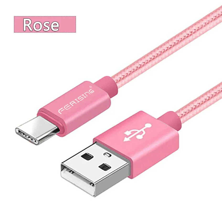 FERISING 2.4A USB C Cable For iPhone 16 15 14 13 12 Pro Xs Max X 8 ipad Fast Charging Type-C Charger Phone Data Cable Wire Cord
