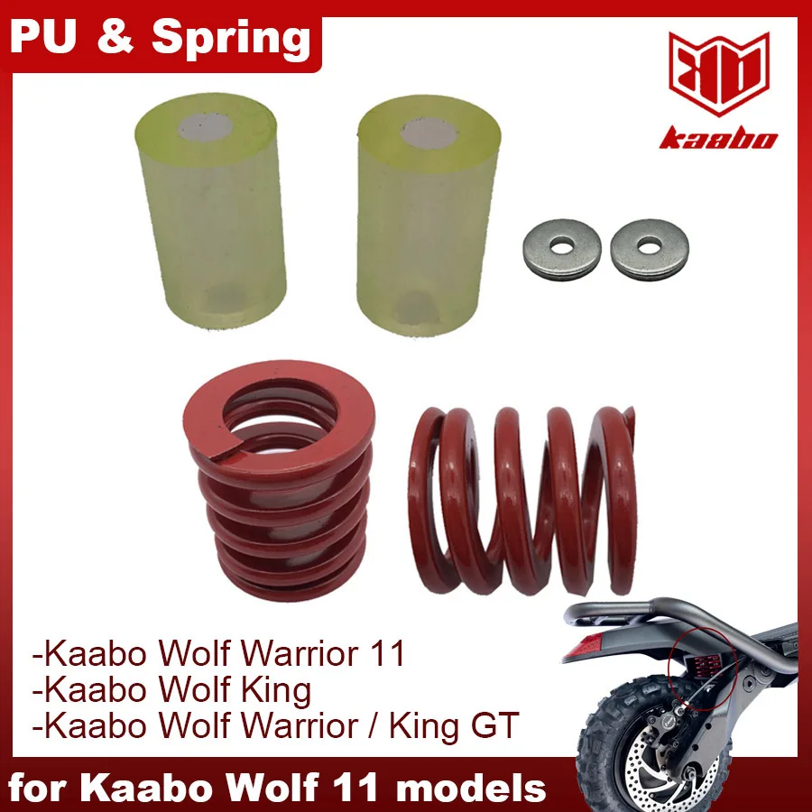 Hintere Federung Stoßdämpfer PU-Stange für Kaabo Wolf Warrior II Wolf King GT PRO 11-Zoll Elektroroller
