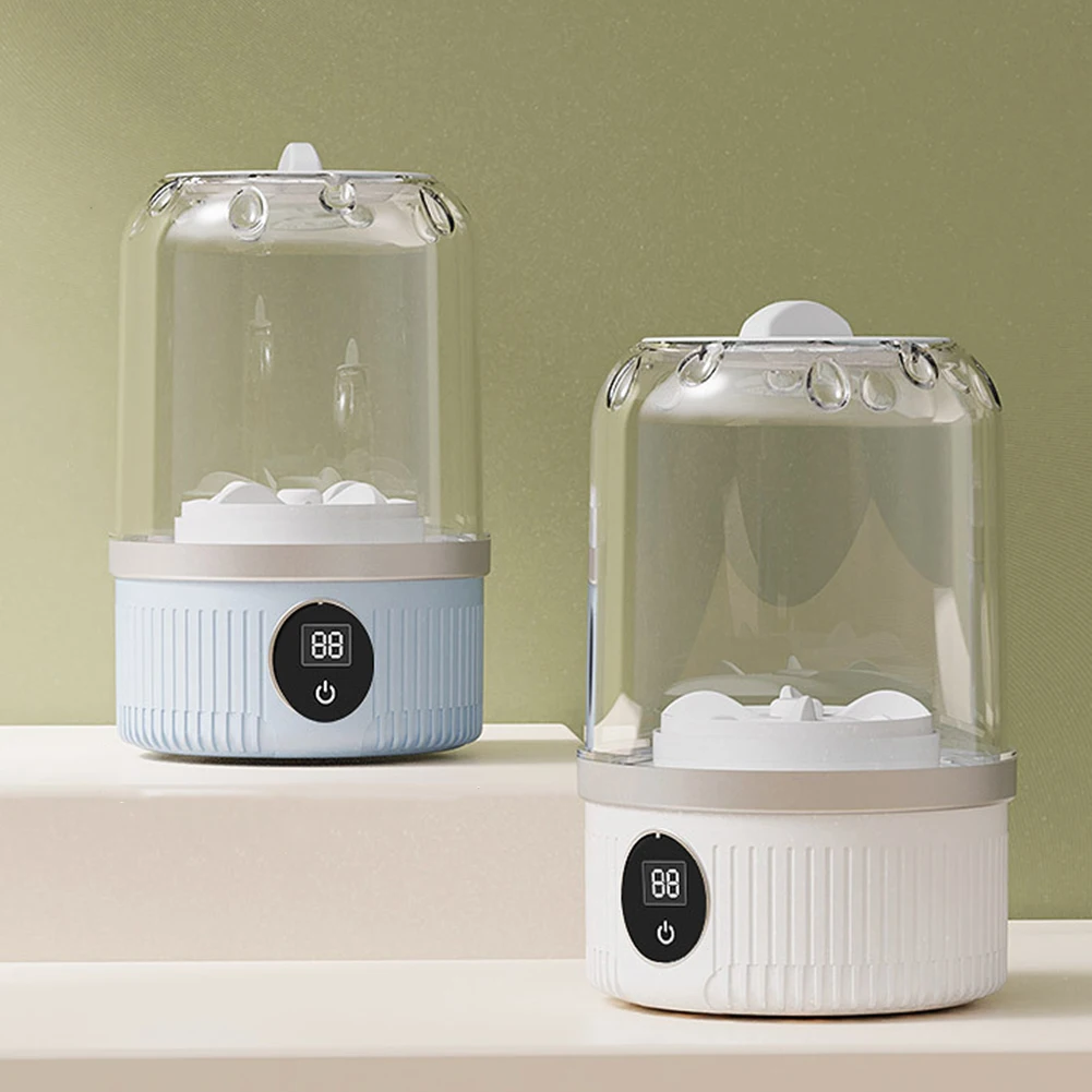 Cordless Small Washing Machine with Laundry Cup Automatic Laundry Cup Portable Washing Machine for Travel Home and Dormitory 1