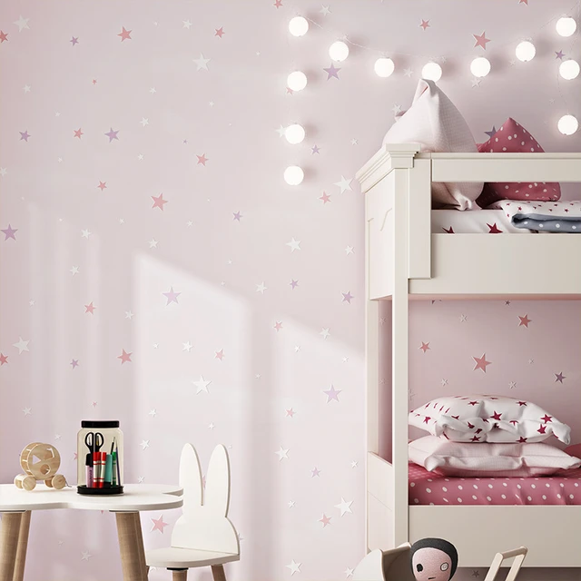 Light Pink Star Wallpaper