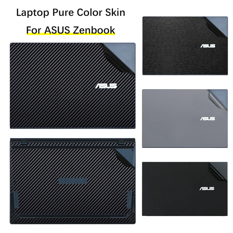 Sticker Skin Per Asus Zenbook Pro Duo Ux5000L /Zenbook X Pro 15.6 "(2021) Ux5100H Laptop Protezione In Vinile In Fibra Di Carbonio