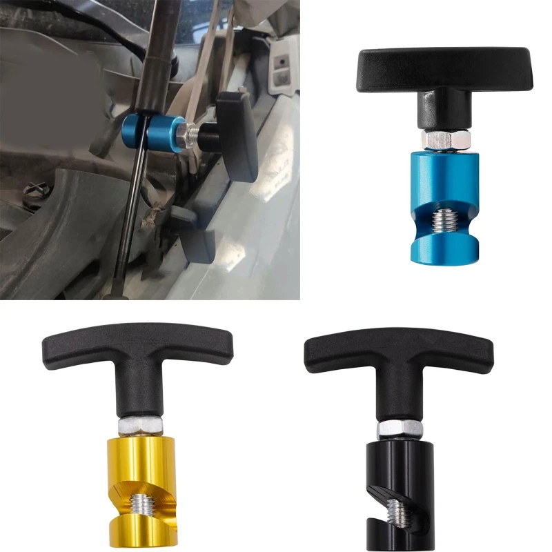 Metal Rod Hood Support Prop Stay Clip Holder Clamp Tools for Vehicle Engine Hood Anti-Slip Engine Cover Lifting Support
