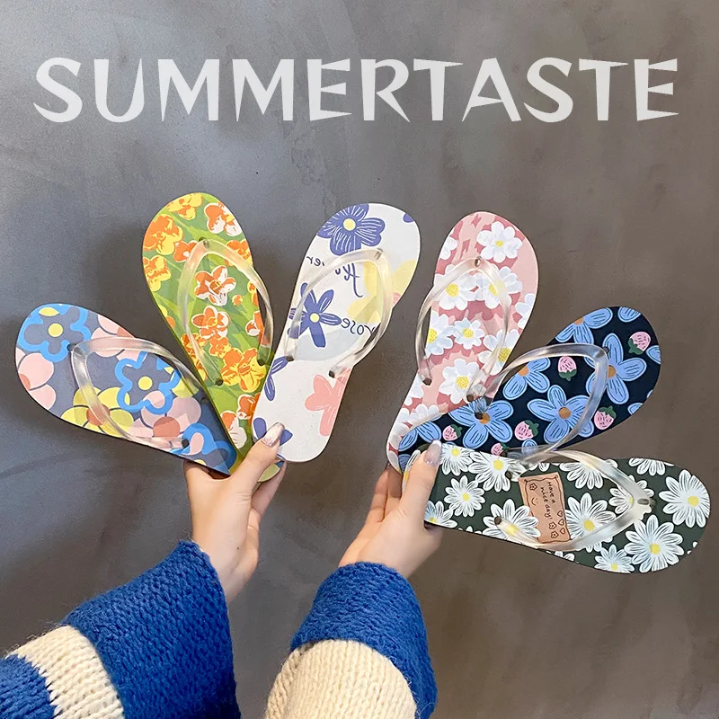 Trendy Summer Beach Anti-Slip Slippers with Fashionable Clip-On Design