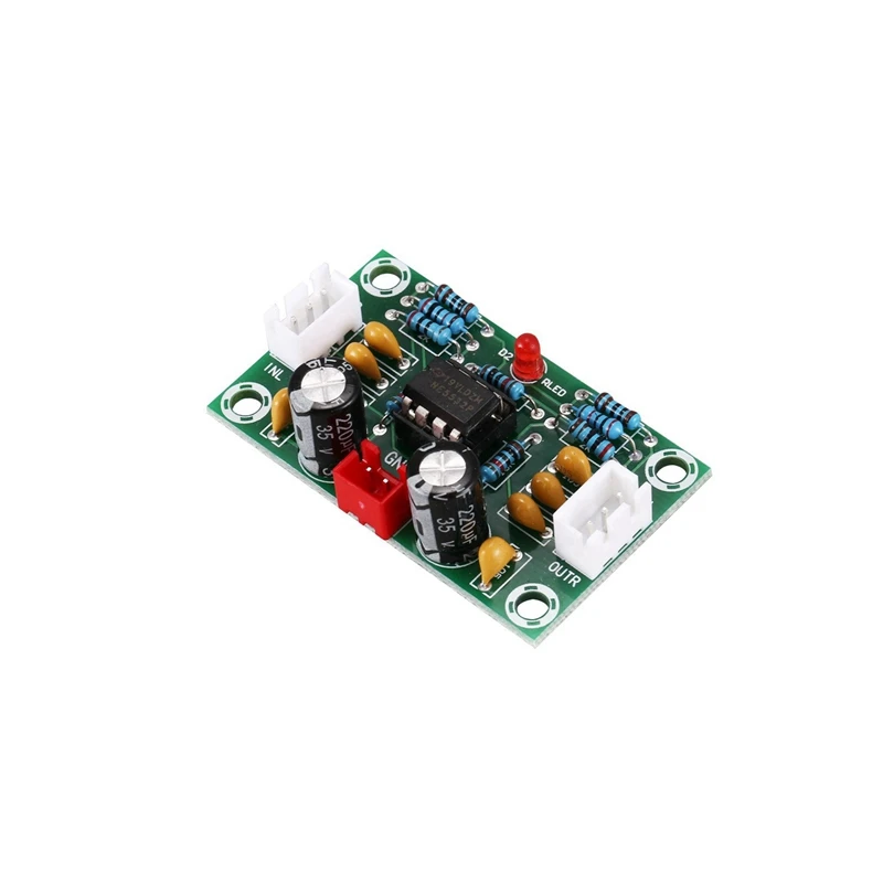 

5X Mini Preamp Op Amp Module Amplifier Dual Channel NE5532 Preamplifier Tone Board 5 Times Wide Voltage 12-30V