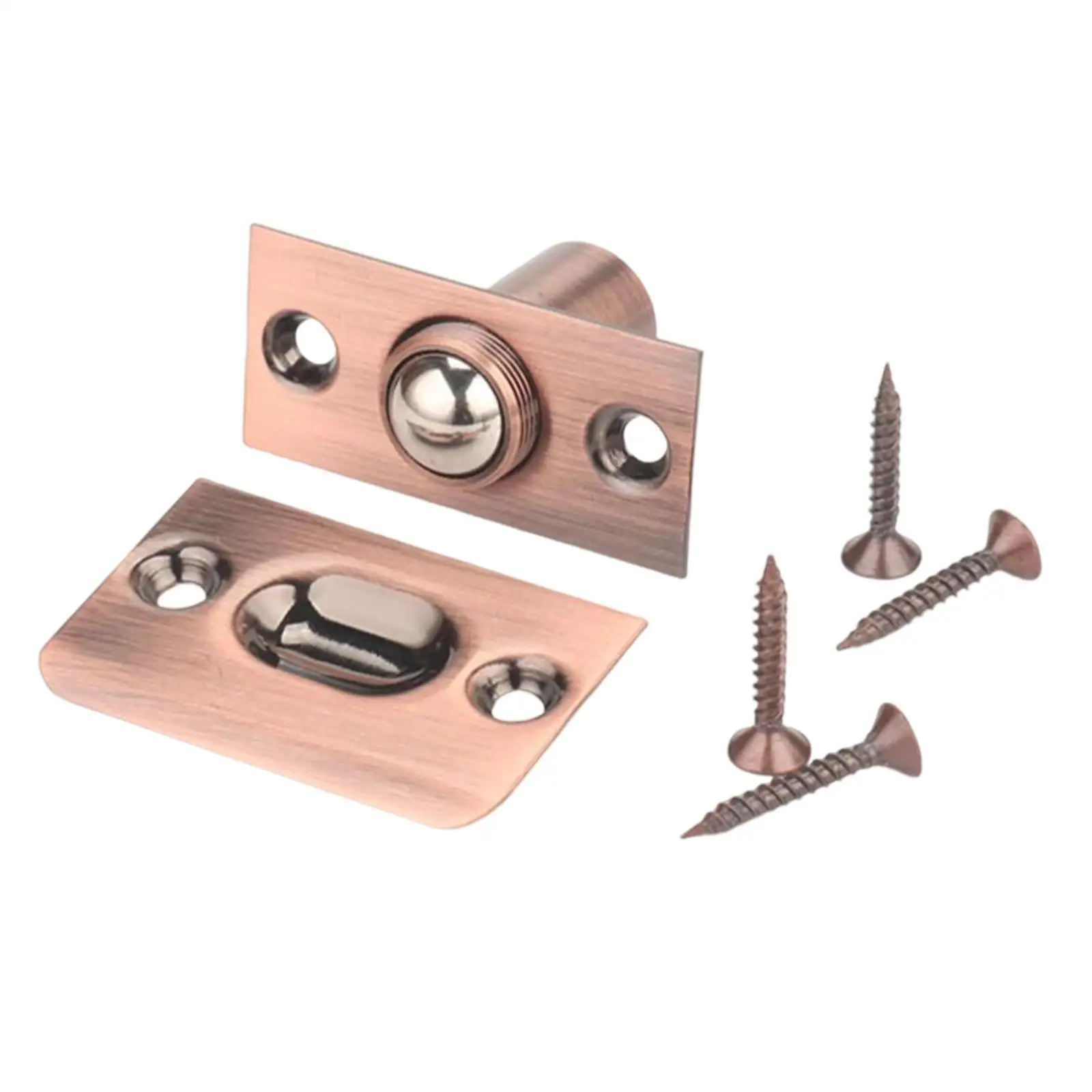 Adjustable Ball Door Catches Beads Lock Roller Ball Catch Spring latches for Internal Closet Cupboard Bathroom