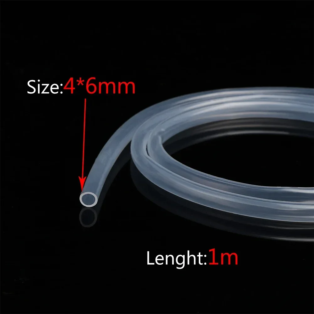 Silicone Tube Food Grade Clear Transparent Silicone Rubber Hose 1M / 5M 10M 4-16 mm Out Diameter
