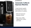 Espresso Machine, Black - Automatic Bean-to-Cup Brewing, Built-In Steel Burr Grinder & Manual Frother - One-Touch Hot 2