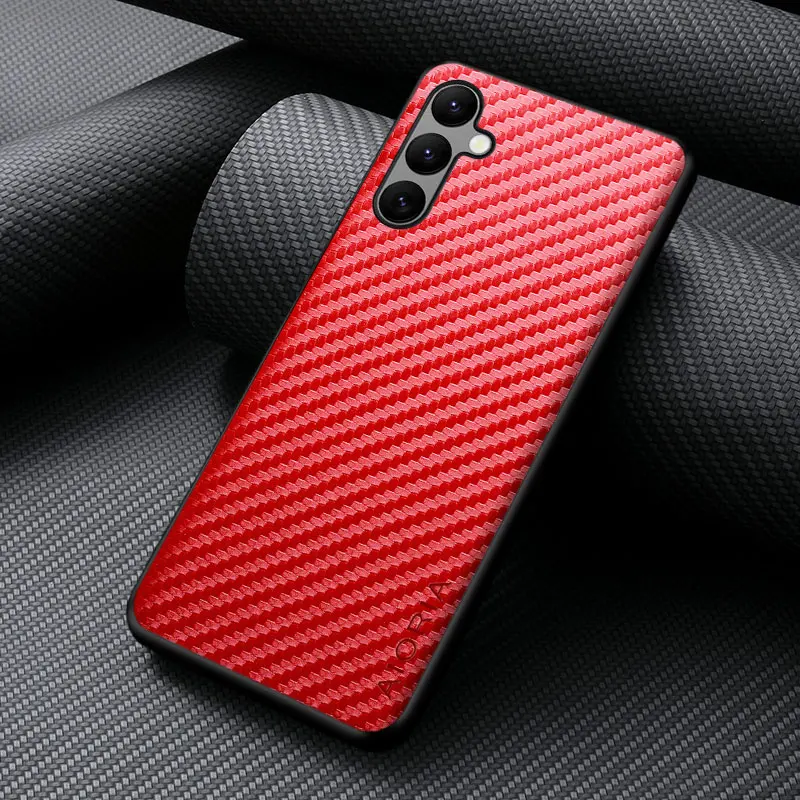 Carbon Fibre Pattern Protective Phone Case Cover