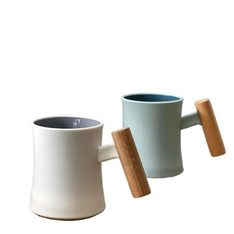 Creative Wooden Handle Toothbrush Cup For Bathroom Storage_voghion.com