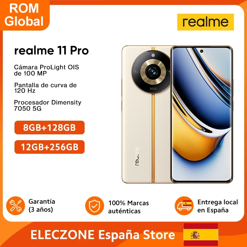 Realme 11 Pro with 120 Hz curved display & 100 MP OIS Camera