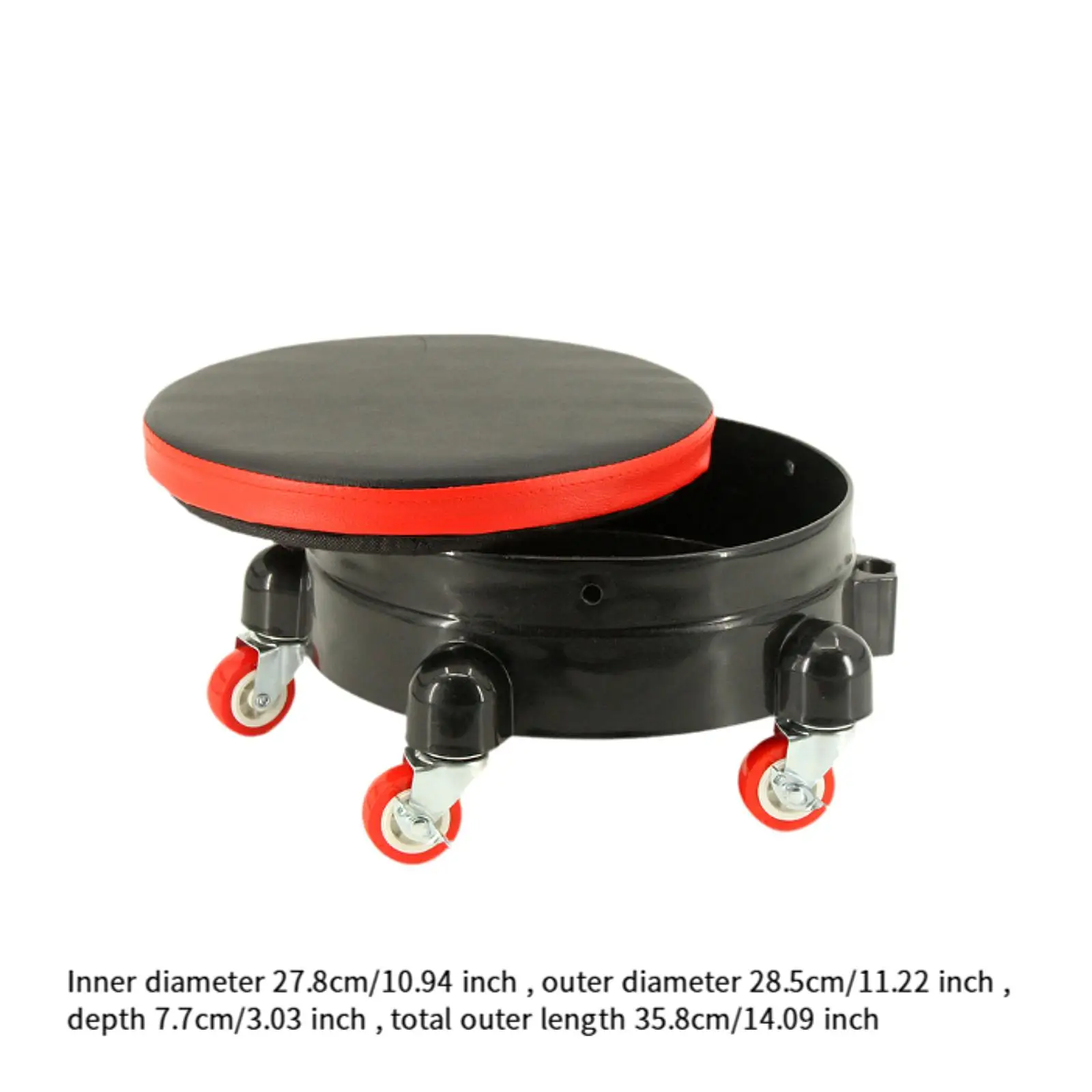 Car Wash Bucket Dolly Heavy Duty Swivel Caster Rolling Detailing Wash Bucket With Wheel rolling bucket cart for car washing pain