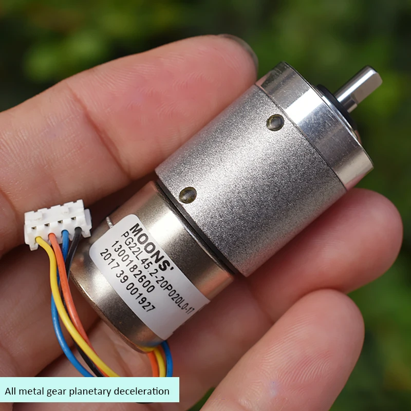 All-metal Gear Planetary Reduction Two-phase Four-wire Precision 22MM Stepper Motor 1:45.2