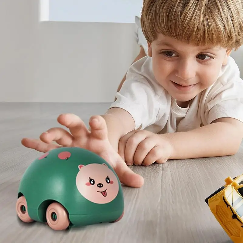 Animal Car Toys Animal Educational Car Toys Colorful Vehicle Cute Clockwork Toy For Enhancing Fine Motor Skills Hands-On