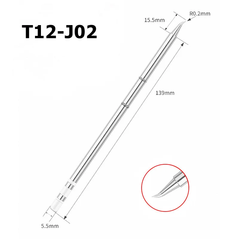 electronics soldering kit Free shipping T12 Electric Soldering Iron Tips T12-JL02 J02 JS02 For Hakko fx951 DIY Soldering Station Kits soldering irons & stations Welding Equipment