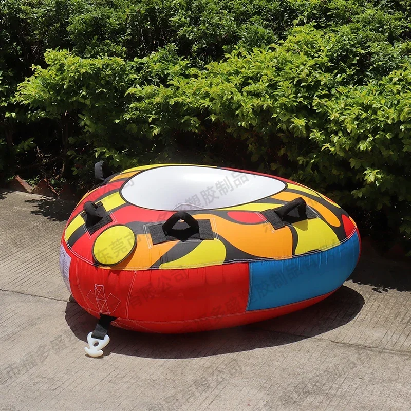Spot water single towable tube inflatable drag boat water ski triangle speedboat drag ring sled(Products)