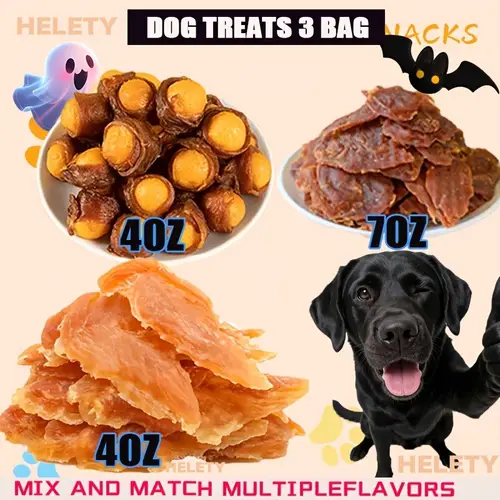 Dog Treats Assorted Pack – High-Protein Dried Chicken & Duck, Freeze-Dried Egg Yolk, Natural & Healthy Training Treats Specifically Designed for Puppies and Dogs, Grain-Free, Soft Chew Rewards, Suitable for Small, Medium, and Large Dog Breeds - Image 6