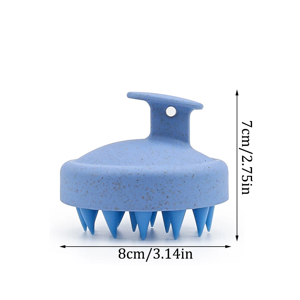 Silicone Shampoo Brush 1pc Body Massage Brush Bath Shower Salon Hairdressing Tool Scalp Massage Comb Hair Washing Comb