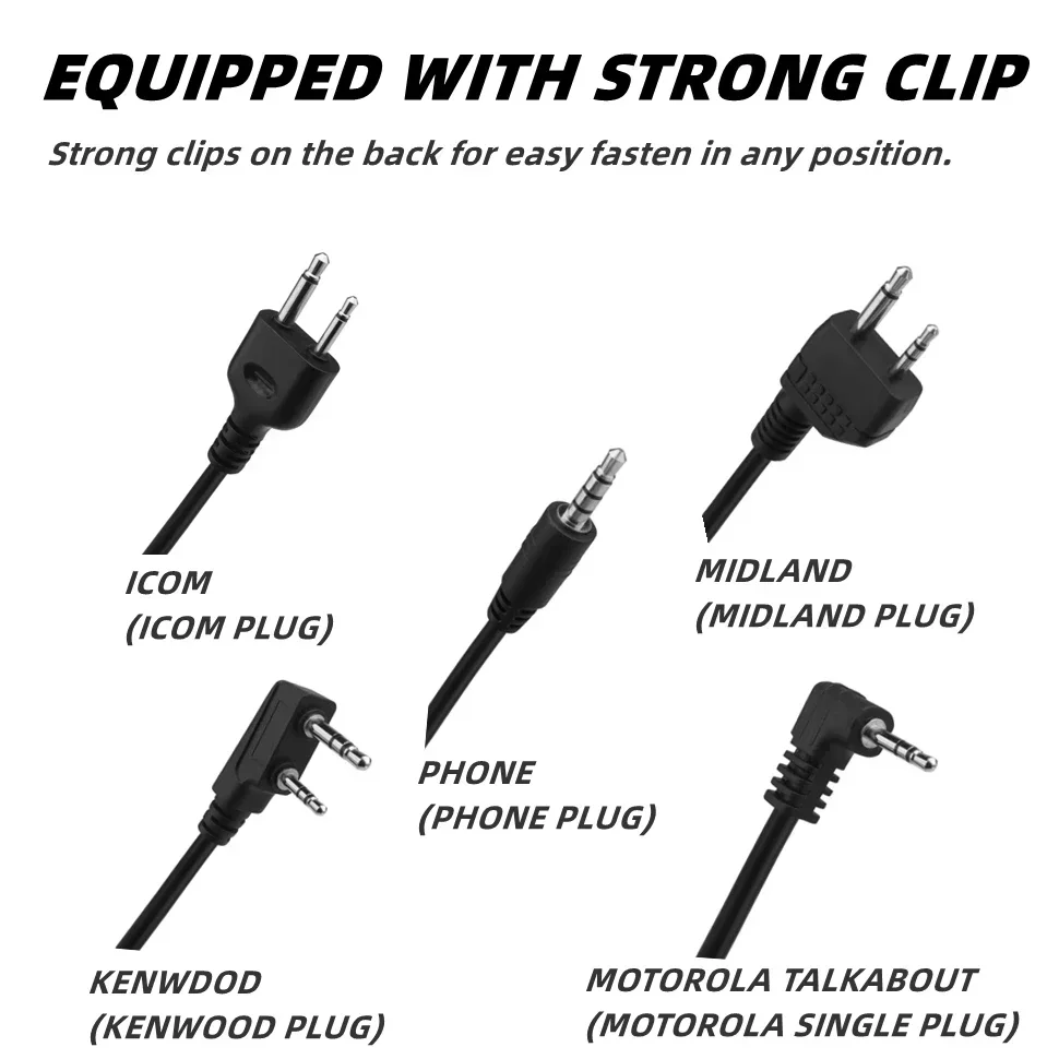 U94 V2 Model PTT Cable Plug Hunting Headset Adapter PTT for Walkie Talkie Motorola Kenwood BAOFENG Radio tactical headset,walkie talkie headset adapter,radio communication device