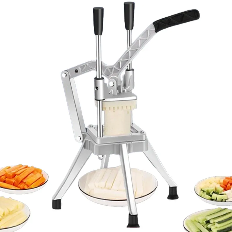 

Commercial Vegetable Fruit Dicer Cutter 7mm 10mm 14mm Blade Home Potato Tomato Food Slicer Chopper Manual Cutting Machine