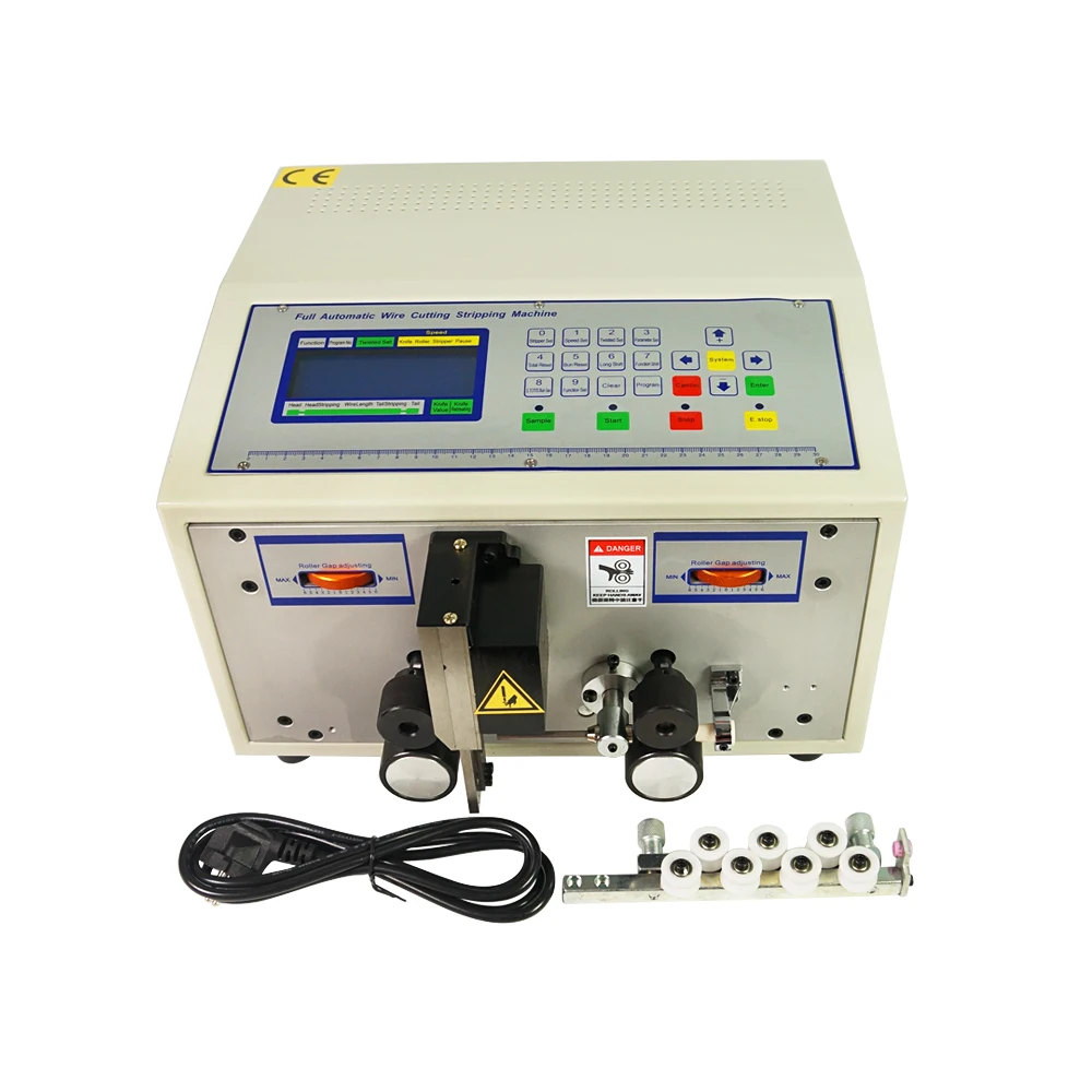 

wire cutting machine cable crimping and peeling from 0.1 to 2.5mm2