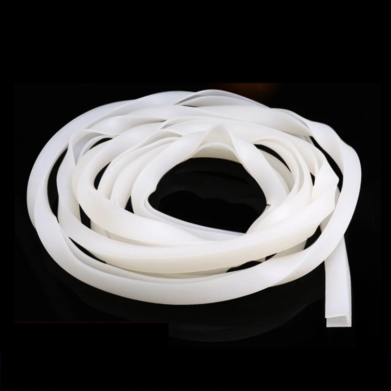 Silicone Rubber U Shape Seal Strip Transparent Noise Insulation Anti-Collision HIGH TEMP Glass Metal Wood Weatherstrip Strip sealing strip rubber seal strip silicone seal strip