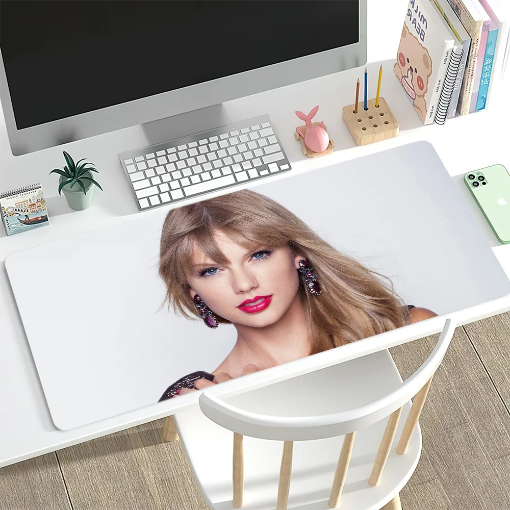 Singer T-Taylor Swift Mouse Pad Gamer Cabinet Pc Desk Mat Keyboard Computer Desks Xxl Mousepad Large Mausepad 2