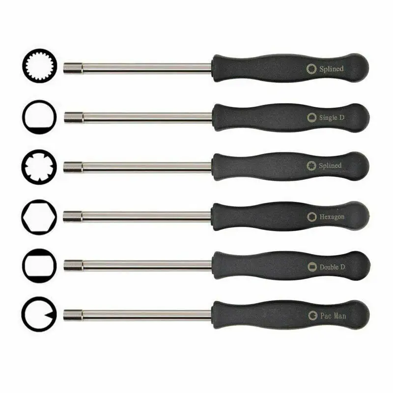 Carburetor Adjustment Tools 10/6pcs Multi-head Tune-up Screwdriver Set Car Repair Motorcycle Accessories Chainsaw Trimmer