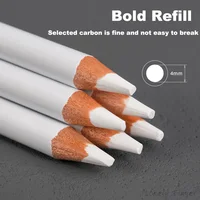 White Charcoal Pencils Set, Sketch Highlight White Pencils for Drawing, Sketching, Shading, Blending, Chalk Pencils for Artists 4