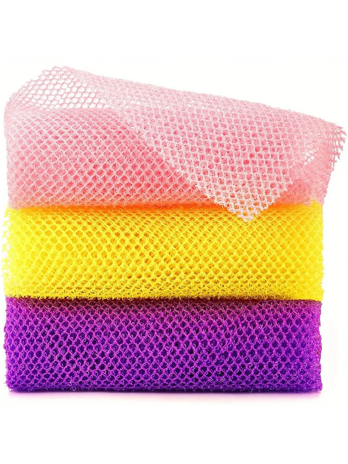 1pcs African Bath Sponge, African Mesh Long Net Bath Sponge, Exfoliating Shower, Body Wash, Back Scrub,Body Scrubber,Sponge 2