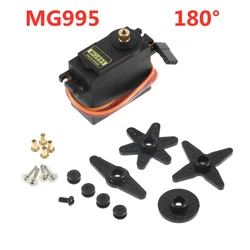 Enhanced Metal Gear Servo for DIY Projects and RC Models (MG995 180 Metal)