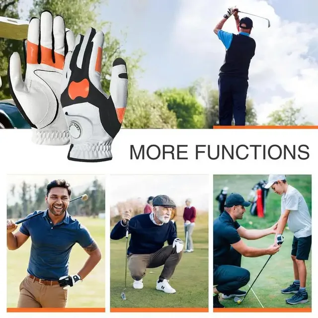 Left Hand Golf Training Glove, Chipping Correction & Grip Trainer, Reduce Golf Hook Ball Corrector with True Grip Technology 5
