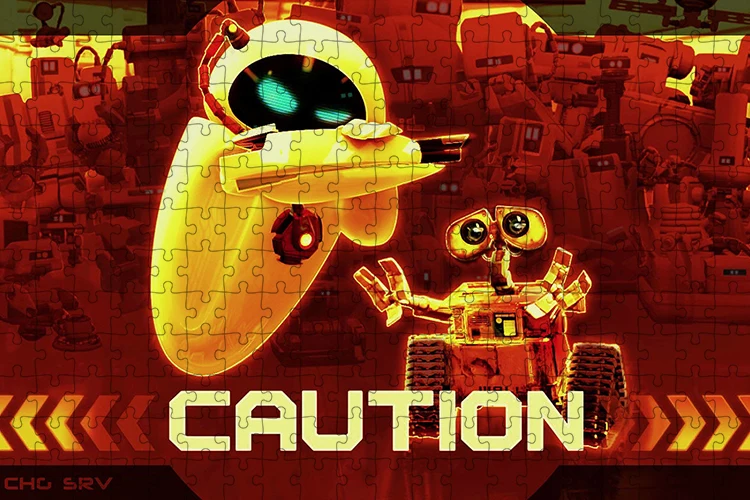 Рисунок 2 - Пазлы бумажные для экшн-фильмов Disney Wall-E Pixar