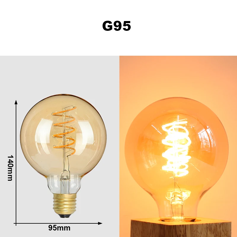 ตัวเลือกสินค้า หลอดไฟสไตล์ย้อนยุค Vintage Edison LED ตกแต่งบ้าน