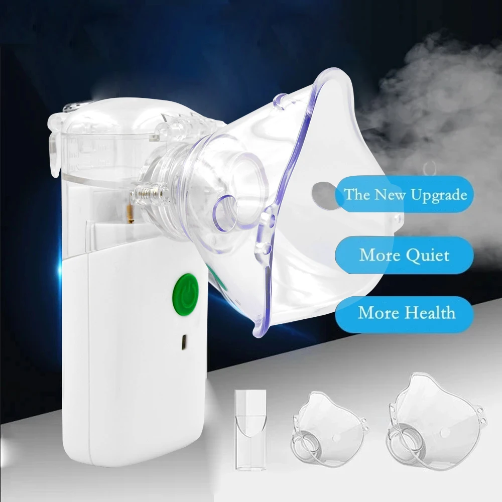Portable Nebulizer Silent Home Nebulizador Kids Adult Inhaler Aerosol Atomizer Medical Equipment