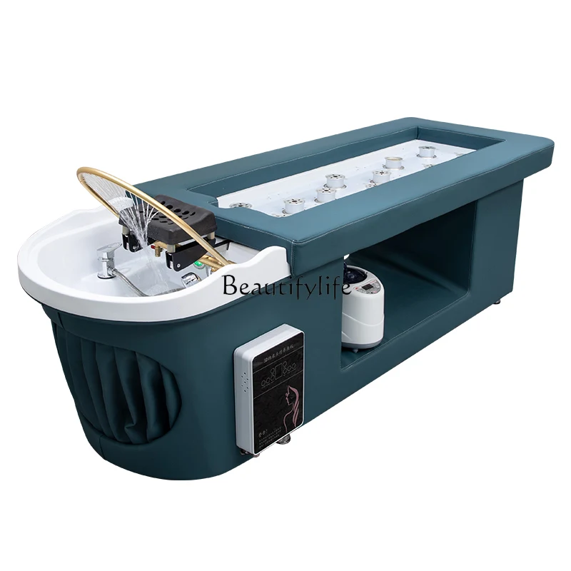 Shampoo Moxibustion Dual-Use Household Water Circulation Head Treatment Bed Beauty Salon Dedicated Physiotherapy Bed