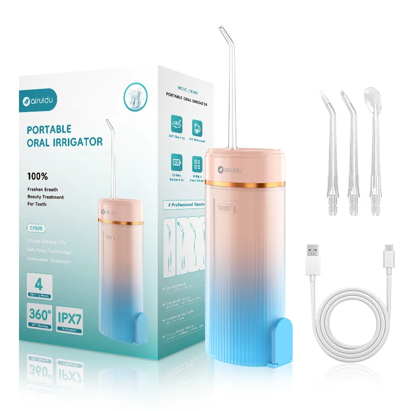 Portable Smart Electric Toothbrush With Four Sprays and Four Modes Suitable Jet Irrigator Dental Teeth Cleaner For Baby＆Adult
