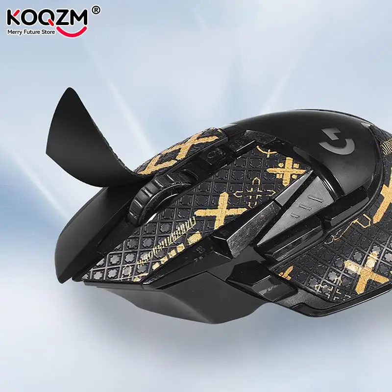 Mouse Grip Skate Adesivo Pele de Lagarto Antiderrapante Chupar o Suor Adesivo de Decoração Decalque Auto-adesivo Logitech G502 Hero - Imagem 5
