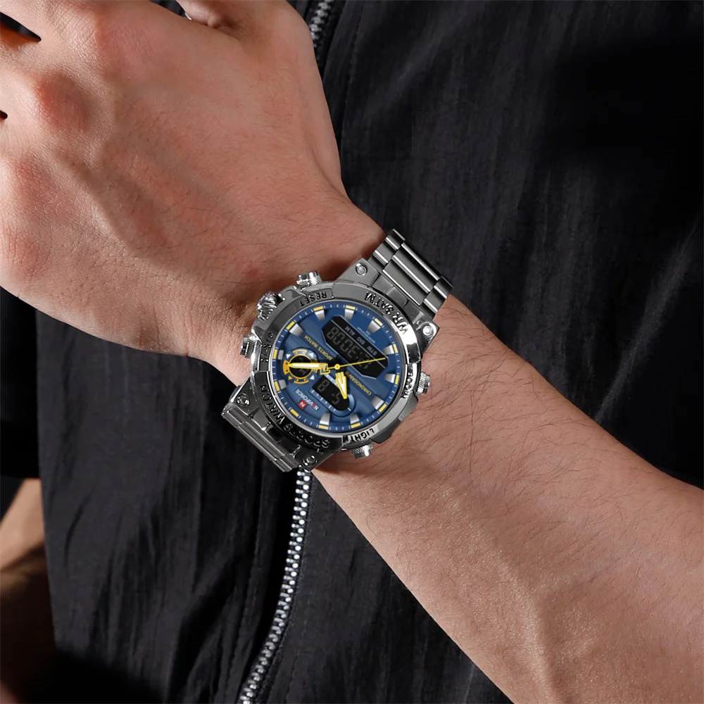 Naviforce 9237 Luxury Stainless Steel Men Watch description image 18