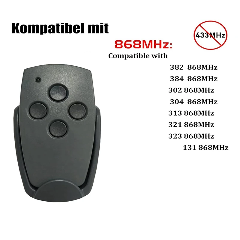 AT82-Marantec Digital 302 304, 차고 문 오프너 868 Mhz 차고 문 오프너 원격 제어 팩 2개