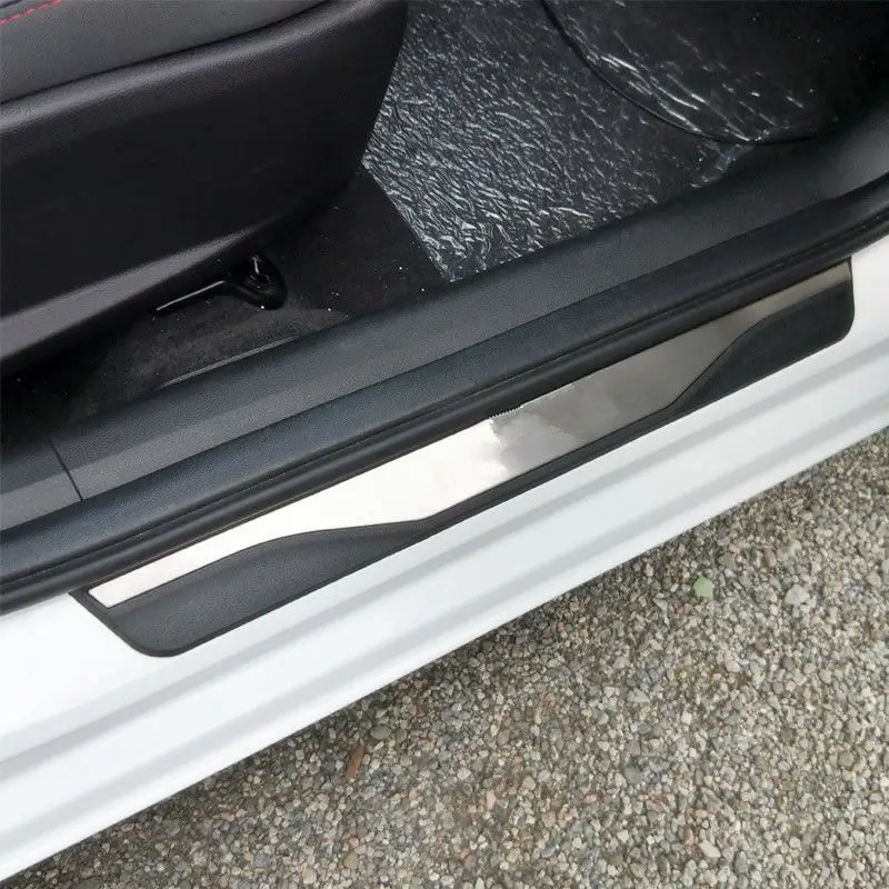 For Honda Civic Entry Guard Door Sill Cover Protector Stainless