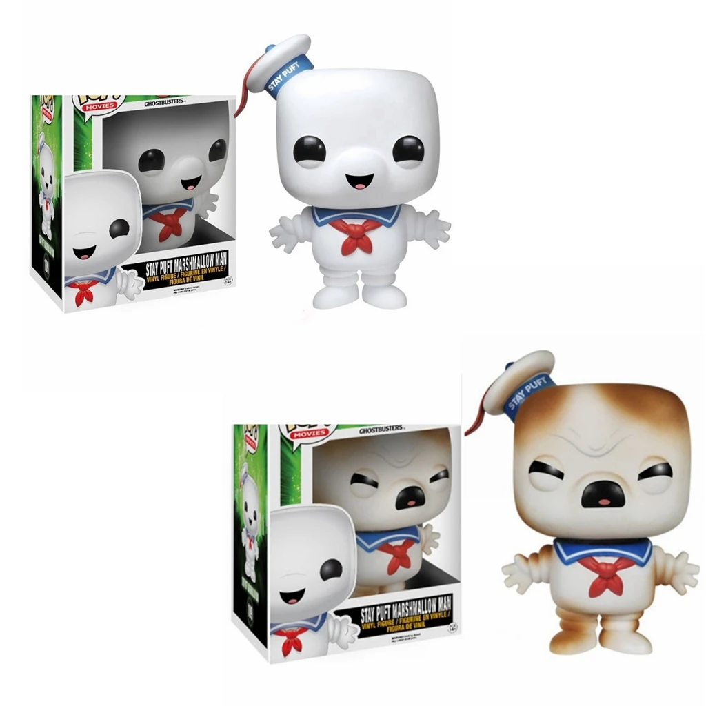 Funko Pop Movie&tv Models Action Figure Dolls Stay Puft Marshmallow Man #109 Gost Bus Stears Collection For Children Toys - Figures -